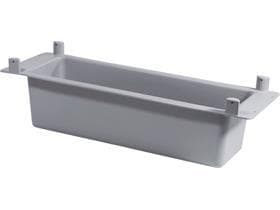 Vassoio portaoggetti stretto per il fissaggio del TopBox, grigio