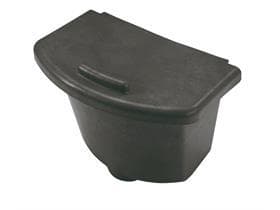 Pattumiera da 30 litri con coperchio, grafite