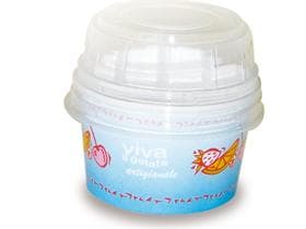 Couvercle transparent, en plastique, haut, plat, empilable, pour gobelets 160 + 230cc