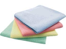 r-MicroTuff plus bleu, 38x38 cm en 89% de PET recyclé