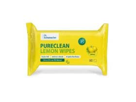 Lingettes nettoyantes, Pureclean Lemon Wipes pour le nettoyage des surfaces, paquet de 80.