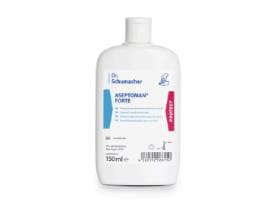 Désinfectant pour les mains Aseptoman Forte, 150 ml, flacon pour blouse de laboratoire, soin de la peau