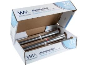 Feuille d'aluminium, 30 cm x 200 m, 10 my pour Wrapmaster 3000