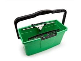 Eimer 12L für die Glasreinigung, inkl Ablage für Einwascher und Wischer 35 cm