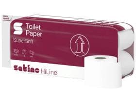 WC-Papier Satino prestige, 3-lagig, hochweiss, 250 Blatt (9.4 x 12 cm), FSC
