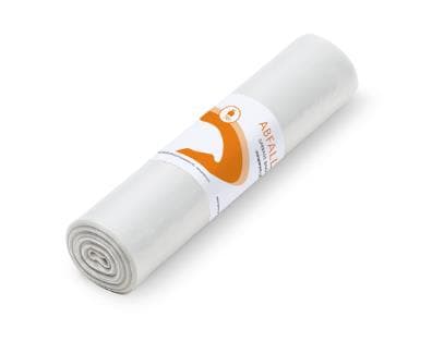 Sacs poubelle Tapira LDPE 70 L, 57,5 x 100 cm, 37 µm, transparent