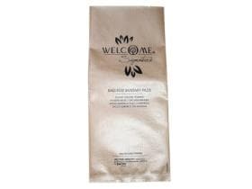 Serviette hygiénique Welcome en sachet 28 x 12 cm, avec logo « Welcome » imprimé