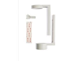 Support de bienvenue pour distributeur de supports blanc, plastique