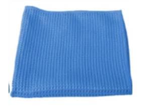 Grandes lingettes en microfibre en nid d'abeille, bleues, 40 x 80 cm,