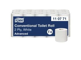 WC-Papier Tork Advanced (T4), 2-lagig hochweiss, 400 Coupons (9.4 x 12 cm)