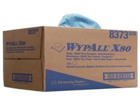 Chiffons de nettoyage Wypall X90 bleu, BragBox 42,7 x 31 cm,