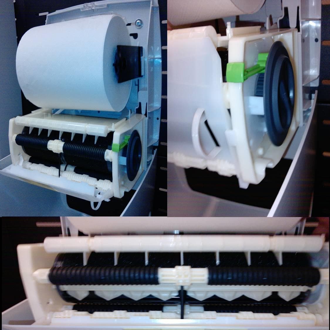 Meccanismi/ceppo coltelli per dispenser asciugamani Art. 90045 + 92025