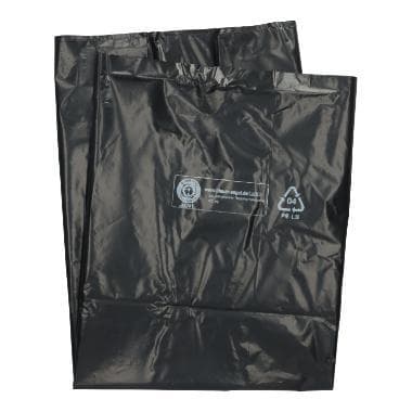 Sacs poubelle 120 L, 70 x 110 cm noir en LDPE 70 microns.