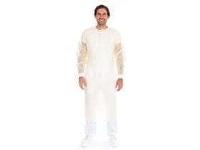 Cappotto con laccetto al collo, pile PP XL con rivestimento parziale in PE, giallo,
