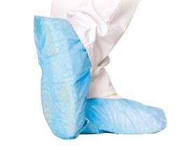 Surchaussures en polaire PP, bleu, taille unique longueur 40 cm,