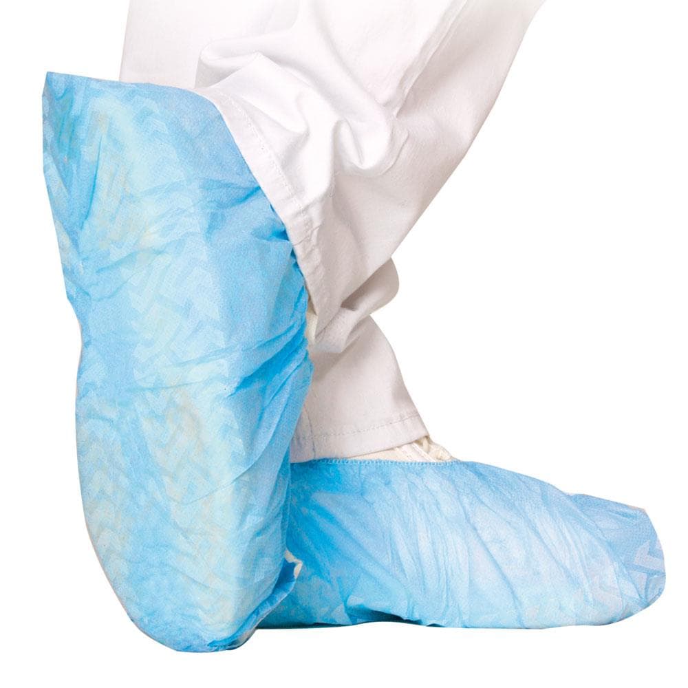 Surchaussures en polaire PP, bleu, taille unique longueur 40 cm,
