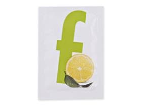 Lingettes rafraîchissantes « Citrus Light » en PP, blanches, emballées individuellement