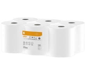 Rouleaux de chiffons Satino HiCycle, 2 plis 20 cm x 138 m, 395 feuilles de 20 x 35 cm