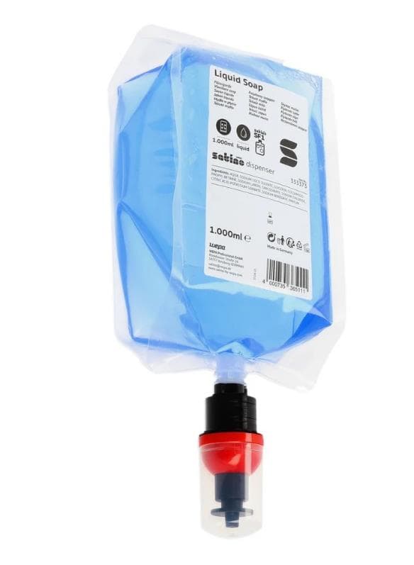 Savon liquide 1 000 ml, pH neutre, vegan, sans microplastiques