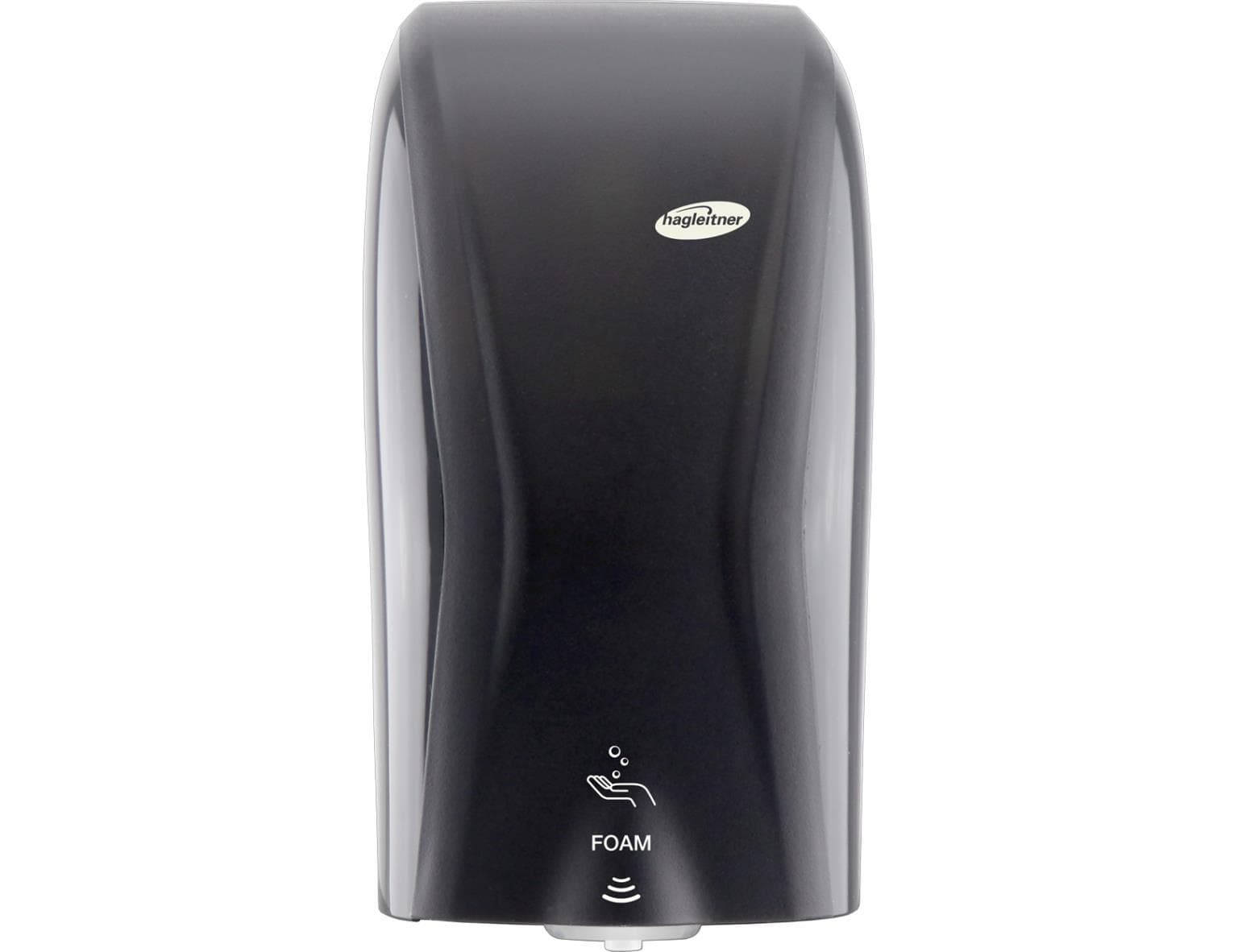 Distributeur de savon mousse XIBU FOAM hybride sans contact, noir, réservoir de réserve,