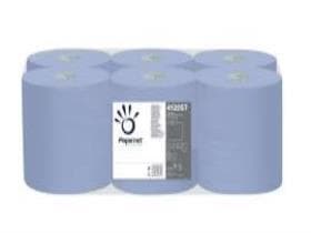 Rouleau d'essuie-tout Autocut, 2 plis, recyclage bleu, 21 cm x 140 lfm, micro-gaufrage