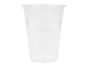Trinkbecher aus PP, 3 dl, transparent, weich, Eichstrich bei 0.25 und 0.3 Lt