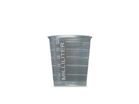 Medikamenten Becherli, weiss 30 ml, graduiert