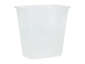 Verpackungsbecher 500 ml eckig, PP 108 x 81 x 102 mm, klar