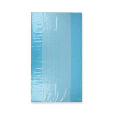 Sac poubelle en LDPE, grand volume de 360 litres, environ 42 microns, bleu, 143 x 82 cm.