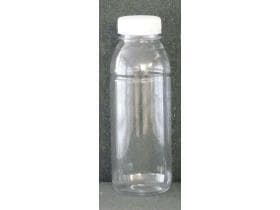PET-Weithalsflaschen, Inhalt 330 ml, Höhe 164 x ø 58 mm, Flachboden,