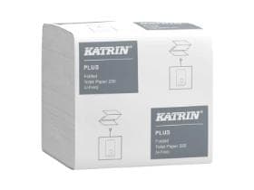 Einzelblatt-Toilettenpapier, Katrin Premium, weiss, 10.3 x 23 cm, 2-lagig,