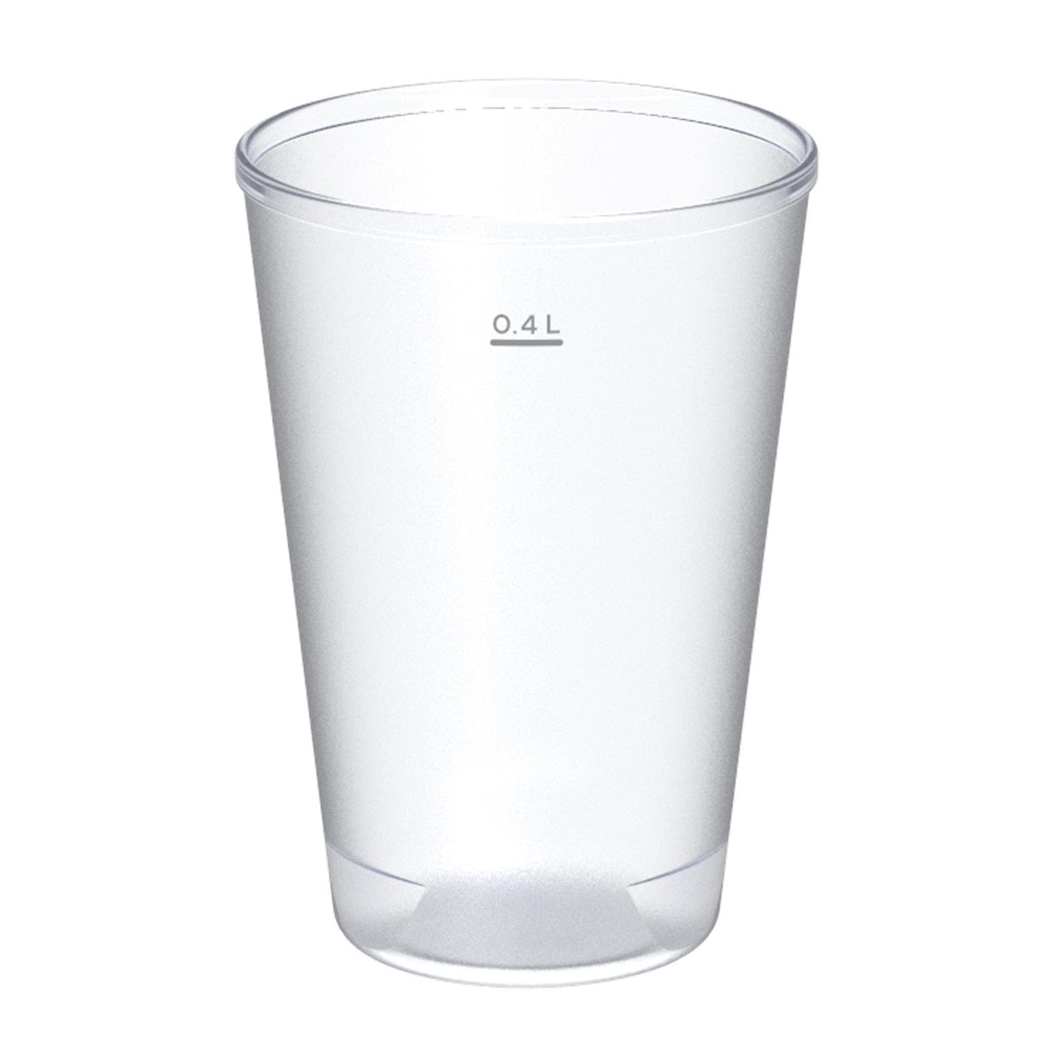 Tazza con coperchio, 4 dl, Ø 90 mm, altezza 128 mm, in plastica, satinata