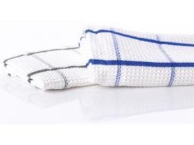 Torchons professionnels en microfibre, lot de 2, environ 68 x 42 cm, tissés, structure nid d'abeille