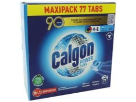 CALGON 4en1 Power Tabs Adoucisseur d'eau, Maxipack 77 Tabs