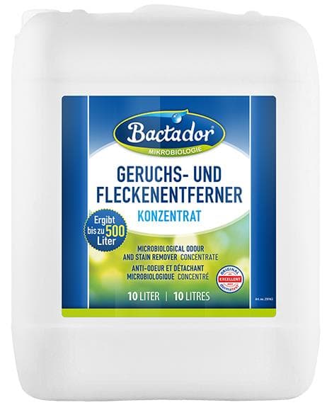 Détergent BACTADOR 10 litres concentré, microbiologique.