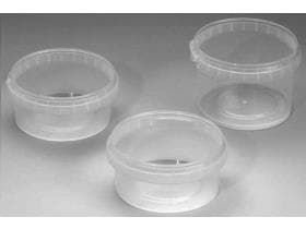 Traiteurbecher aus PP transparent, rund, 155 ml, ø 69 mm, Höhe 67.5 mm, mit