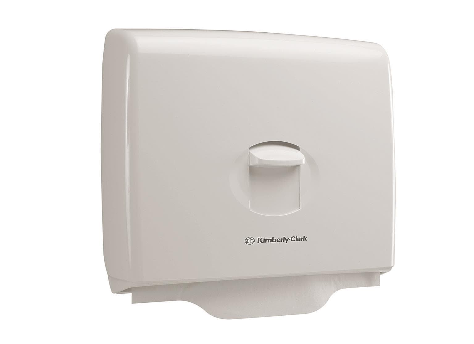 Toilettensitzauflagenspender AQUARIUS Kunststoff weiss, H332 x B440 x T77 mm