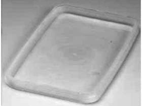 Deckel zu Traiteurbecher, rechteckig, 120 x 88 x 5 mm, aus PP transparent