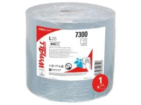 Putztuchrollen Wypall L30 blau 1-lagig 23.5 x 38 cm, perforiert, 500 Tücher