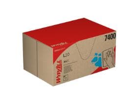 Rouleaux de chiffons de nettoyage Wypall L20 bleus 2 plis 33 x 42 cm, en boîte Brag, 280 chiffons