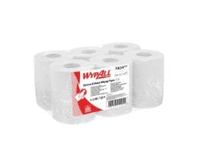Rouleaux de chiffons de nettoyage Wypall L10 blanc 1 pli 18,3 x 38 cm, 100 % cellulose, 390 chiffons