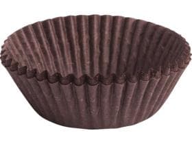 Pralinenkapseln Pergamin braun, Ø 28 mm, Höhe 16 mm