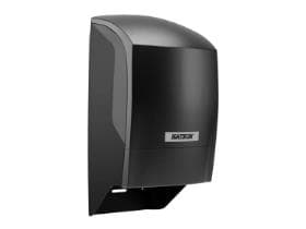 Distributeur de papier toilette Katrin, plastique noir, 312 x 152 x 172 mm,