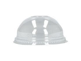 Couvercle dôme rPET, avec trou, Ø 95 mm, pour Clear Cup Art.No. 80550082,