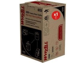 Rouleaux de chiffons de nettoyage Wypall X80 Power Clean, blancs, 31 x 31 cm, perforés, 180 chiffons