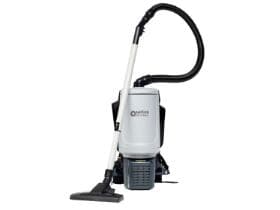 Aspirapolvere a zaino Nilfisk GD10, completo di: tubo flessibile, cinghia standard, punta in gomma