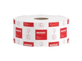 WC-Papier Katrin Gigant M Jumbo 2-lagig, weiss, 8.8 cm x 11.5 cm,