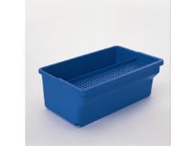 Vasca di disinfezione, 35 L, colore blu, 62 x 40 x 24 cm
