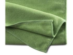 Panni in microfibra, verde, 40 x 40 cm, 330 g/m2, per uso universale