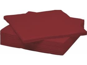 Servietten Harmony 2-lagig, 33 x 33 cm 1/8 Kopffalz, bordeaux